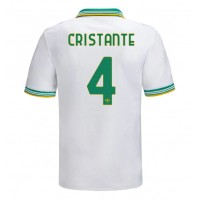 AS Roma Bryan Cristante #4 Tretí futbalový dres 2025-26 Krátky Rukáv